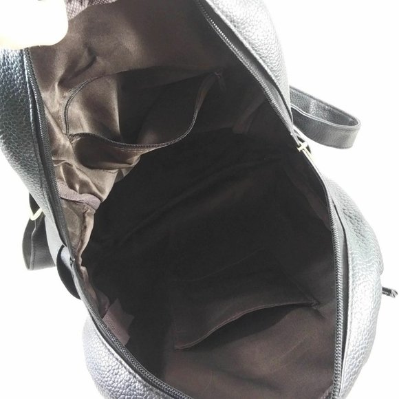 Black Backpack Casual Satchel Handbag Travel Hiking Purse Shoulder Unisex Bag 